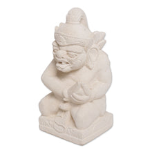 Load image into Gallery viewer, Hand-Carved Sandstone Sculpture of Tualen from Bali - Tualen | NOVICA