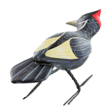 Load image into Gallery viewer, Hand Sculpted Ceramic Ivory-Billed Woodpecker Figurine - Ivory-Billed Woodpecker | NOVICA