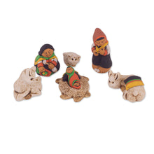 Load image into Gallery viewer, Andean Style Petite Ceramic Nativity Scene (7 Pieces) - Hope of the Andes | NOVICA