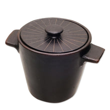 Load image into Gallery viewer, Handcrafted Ceramic Jar from Indonesia - Lombok Delight | NOVICA