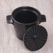Load image into Gallery viewer, Handcrafted Ceramic Jar from Indonesia - Lombok Delight | NOVICA