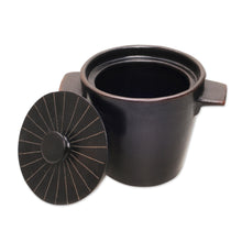 Load image into Gallery viewer, Handcrafted Ceramic Jar from Indonesia - Lombok Delight | NOVICA