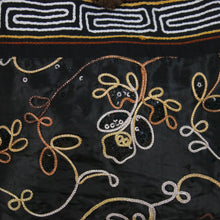 Load image into Gallery viewer, Floral Cotton Shoulder Bag from Thailand - Floral Nighttime | NOVICA