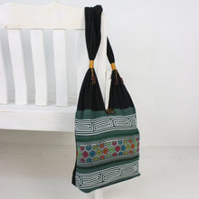 Load image into Gallery viewer, Colorful Cotton Blend Shoulder Bag from Thailand - Thai Mood | NOVICA