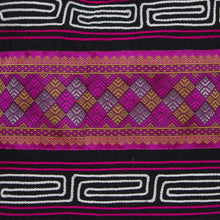 Load image into Gallery viewer, Cotton Blend Shoulder Bag in Pink from Thailand - Charming Diamonds | NOVICA