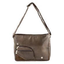 Load image into Gallery viewer, Faux Leather Messenger Bag in Espresso from Costa Rica - Espresso Elegance | NOVICA