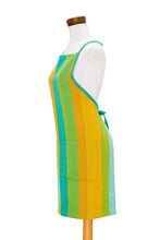 Load image into Gallery viewer, Handwoven Striped Cotton Apron from Guatemala - Summer Cooking | NOVICA