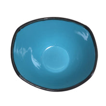 Load image into Gallery viewer, Handcrafted Blue Ceramic Bowl from Indonesia - Blue Wave | NOVICA