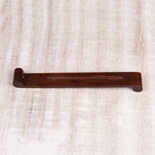 Load image into Gallery viewer, Natural Wood Incense Stick Holder from India - Aroma | NOVICA
