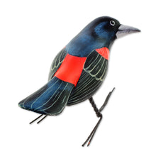Load image into Gallery viewer, Ceramic Figurine of an Orchard Oriole Bird from Guatemala - Orchard Oriole | NOVICA