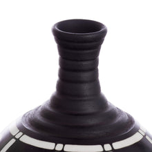 Load image into Gallery viewer, Square Motif Chulucanas Ceramic Decorative Vase from Peru - Chulucanas Squares | NOVICA