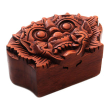 Load image into Gallery viewer, Bhoma Suar Wood Puzzle Box from Bali - Bhoma Protector | NOVICA