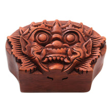 Load image into Gallery viewer, Bhoma Suar Wood Puzzle Box from Bali - Bhoma Protector | NOVICA