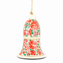 Load image into Gallery viewer, Handmade Papier Mache Bell Ornaments from India (Set of 4) - Kashmir Bells | NOVICA