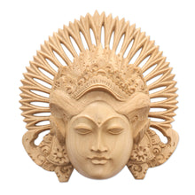 Load image into Gallery viewer, Hand-Carved Wood Mask of a Janger Dancer from Indonesia - Beautiful Janger | NOVICA