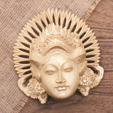 Load image into Gallery viewer, Hand-Carved Wood Mask of a Janger Dancer from Indonesia - Beautiful Janger | NOVICA