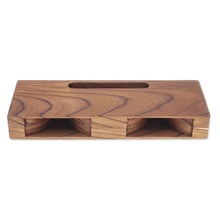 Load image into Gallery viewer, Handcrafted Teak Wood Phone Speaker from Thailand - Teak Symphony | NOVICA