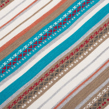 Load image into Gallery viewer, Handwoven Striped Alpaca Blend Throw from Peru - Morning Stripes | NOVICA
