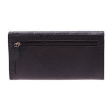 Load image into Gallery viewer, Handmade Leather Wallet in Espresso from India - Stylish Woman in Espresso | NOVICA