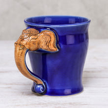 Load image into Gallery viewer, Elephant Handle in Blue