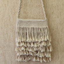 Load image into Gallery viewer, Hand-Knotted Cotton Sling with Fringes from Bali - Malang Majesty | NOVICA