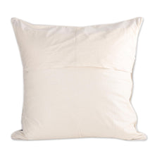 Load image into Gallery viewer, Cotton Cushion Covers with Black Geometric Patterns (Pair) - Geometric Stripes | NOVICA