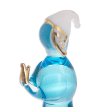 Load image into Gallery viewer, Blue Gilded Glass Nativity Scene from Peru (12 Piece) - Andean Festivity in Blue | NOVICA