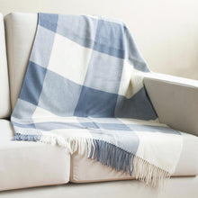 Load image into Gallery viewer, 100% Baby Alpaca Throw in Azure from Peru - Comfort and Joy | NOVICA