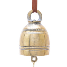 Load image into Gallery viewer, Simple Brass Bell Crafted in Thailand - Golden Sound | NOVICA