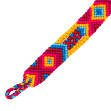 Load image into Gallery viewer, Colorful Cotton Macrame Bracelet from Mexico - Colorful Friendship | NOVICA