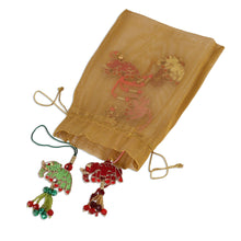 Load image into Gallery viewer, Elephant-Themed Ornaments Crafted in India (Set of 5) - Elephant Glamour | NOVICA