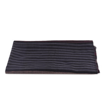 Load image into Gallery viewer, Handwoven Cotton Scarf with Subdued Stripes from India - Subdued Stripes | NOVICA