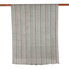 Load image into Gallery viewer, Checked Pattern Viscose Shawl Crafted in India - Delightful Checks | NOVICA