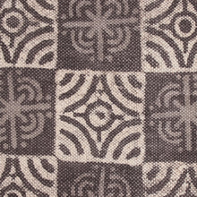 Load image into Gallery viewer, Espresso Floral Motif Cotton Area Rug from India (4x6) - Creative Blossoms | NOVICA