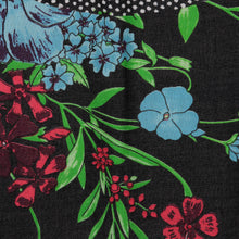 Load image into Gallery viewer, Screen Printed Modal Floral Scarf from India - Cerulean Flowers | NOVICA
