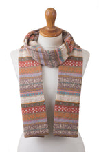 Load image into Gallery viewer, Earth-Tone 100% Alpaca Wrap Scarf from Peru - Inca Earth | NOVICA