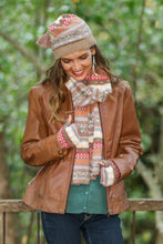 Load image into Gallery viewer, Earth-Tone 100% Alpaca Wrap Scarf from Peru - Inca Earth | NOVICA
