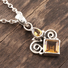 Load image into Gallery viewer, Citrine Birthstone Pendant Necklace - Paramount | NOVICA