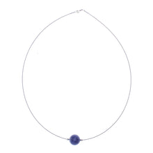 Load image into Gallery viewer, Lapis Lazuli Modern Pendant Necklace from Thailand - Modern Mood | NOVICA