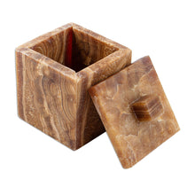 Load image into Gallery viewer, Handmade 13 Piece Onyx Spice Jar Set with Stand - Spicy Life | NOVICA