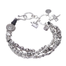 Load image into Gallery viewer, Karen Hill Tribe 950 Silver Beaded Bracelet - Karen Celebration | NOVICA