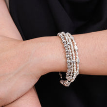 Load image into Gallery viewer, Karen Hill Tribe 950 Silver Beaded Bracelet - Karen Celebration | NOVICA