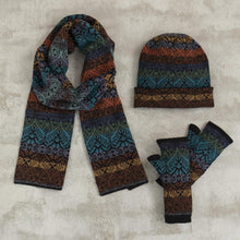 Load image into Gallery viewer, Women's Alpaca Knit Hat in Multicolor - Earth and Sky | NOVICA