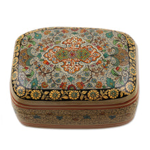 Load image into Gallery viewer, Handmade Papier Mache Persian Motif Jewelry Box - Royal Persia | NOVICA