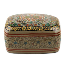 Load image into Gallery viewer, Handmade Papier Mache Persian Motif Jewelry Box - Royal Persia | NOVICA
