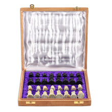 Load image into Gallery viewer, Hand Carved Soapstone Chess Set - Mughal Leisure | NOVICA
