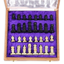 Load image into Gallery viewer, Hand Carved Soapstone Chess Set - Mughal Leisure | NOVICA