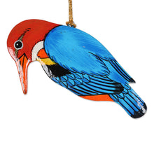 Load image into Gallery viewer, Hand-Painted Assorted Bird Ornaments (Set of 6) - Festive Birds | NOVICA