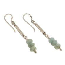 Load image into Gallery viewer, Natural Andean Opal Earrings - Dot and Dash | NOVICA