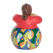 Load image into Gallery viewer, Hand-crafted Ceramic Female Sculpture From Nicaragua - Cultura | NOVICA